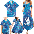 NAIDOC Week 2026 Family Matching Summer Maxi Dress and Hawaiian Shirt Turtle Dream On The Waves