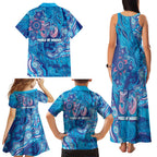NAIDOC Week 2026 Family Matching Tank Maxi Dress and Hawaiian Shirt Turtle Dream On The Waves