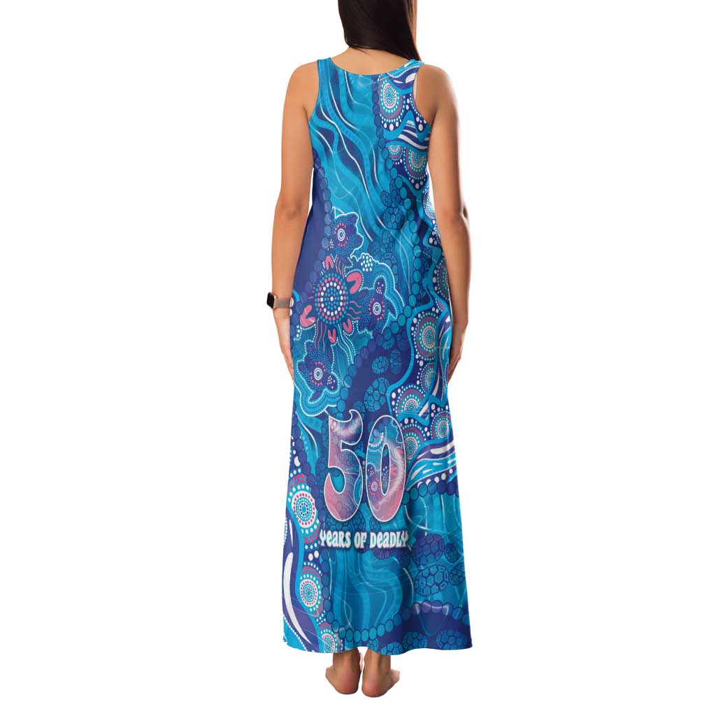 NAIDOC Week 2026 Family Matching Tank Maxi Dress and Hawaiian Shirt Turtle Dream On The Waves