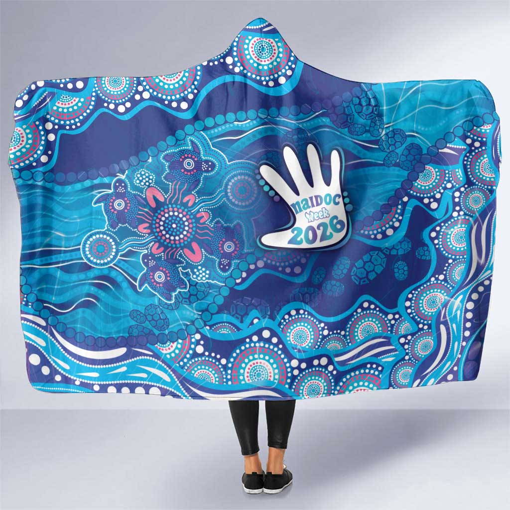 NAIDOC Week 2026 Hooded Blanket Turtle Dream On The Waves