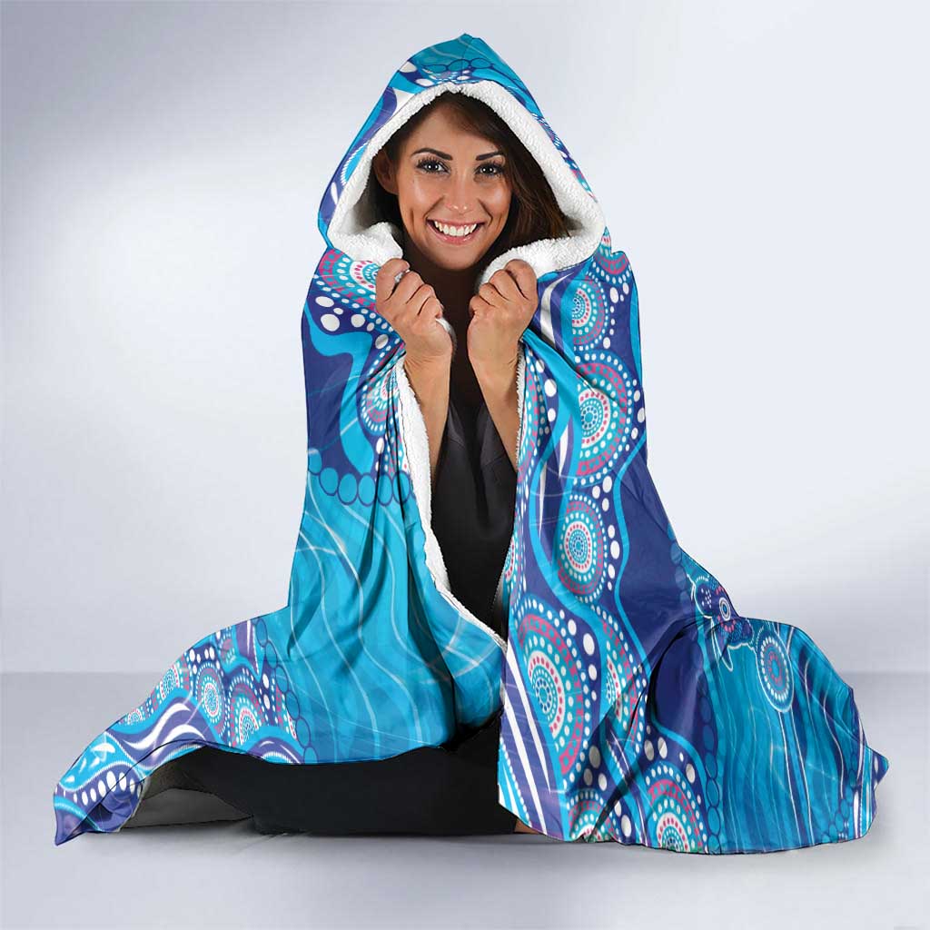 NAIDOC Week 2026 Hooded Blanket Turtle Dream On The Waves