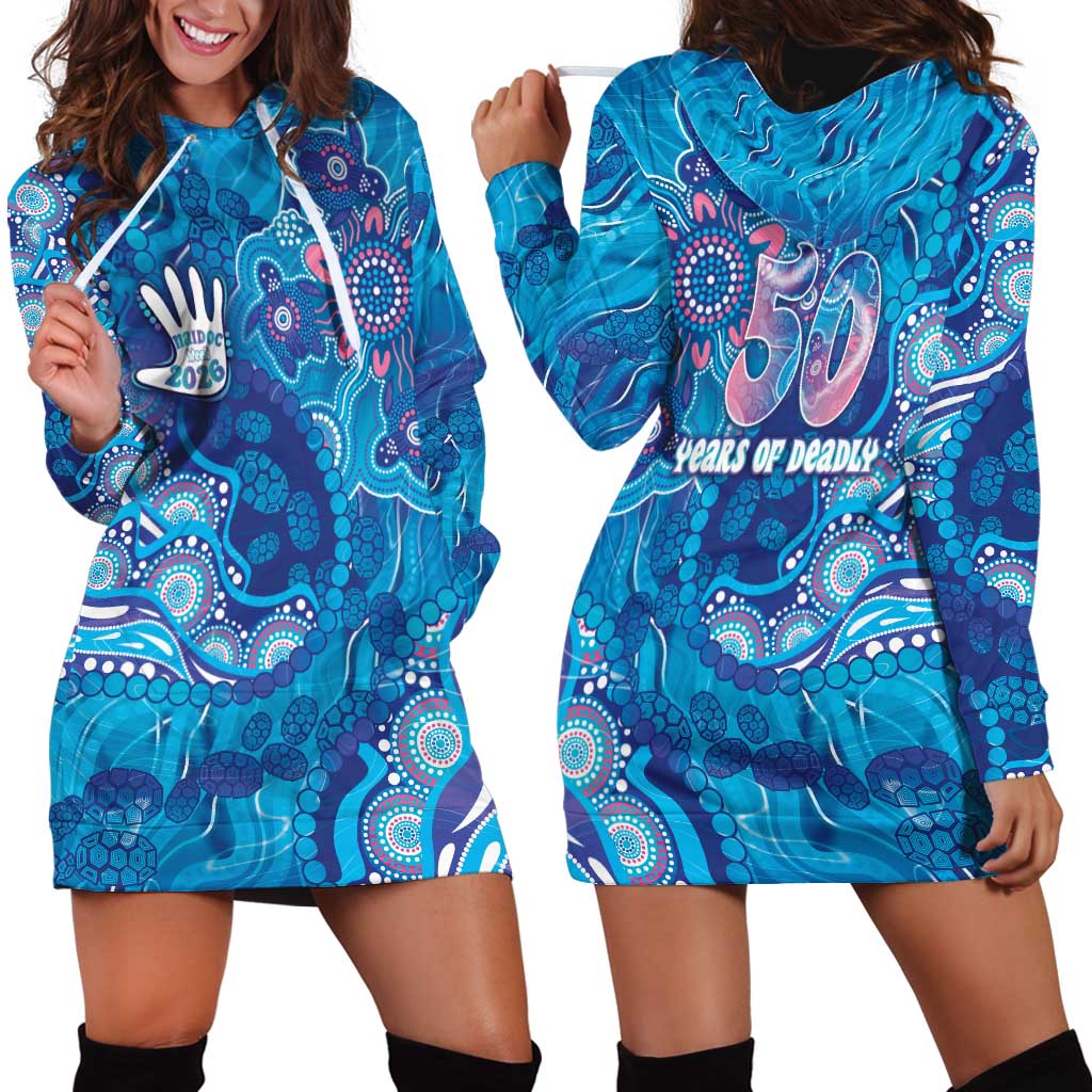 NAIDOC Week 2026 Hoodie Dress Turtle Dream On The Waves