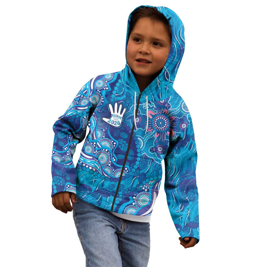 NAIDOC Week 2026 Kid Hoodie Turtle Dream On The Waves
