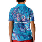 NAIDOC Week 2026 Kid Polo Shirt Turtle Dream On The Waves
