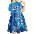 NAIDOC Week 2026 Kid Short Sleeve Dress Turtle Dream On The Waves