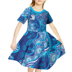 NAIDOC Week 2026 Kid Short Sleeve Dress Turtle Dream On The Waves