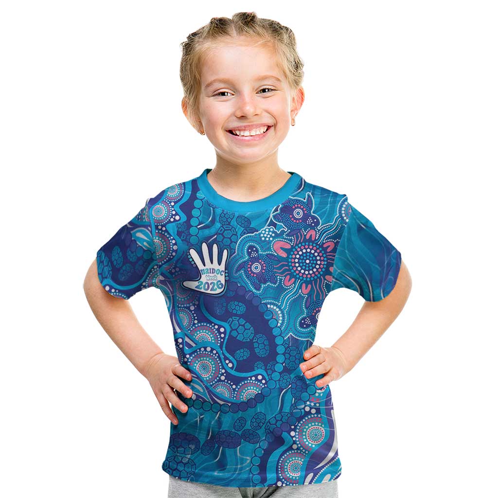 NAIDOC Week 2026 Kid T Shirt Turtle Dream On The Waves