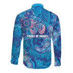 NAIDOC Week 2026 Long Sleeve Button Shirt Turtle Dream On The Waves