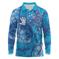NAIDOC Week 2026 Long Sleeve Polo Shirt Turtle Dream On The Waves