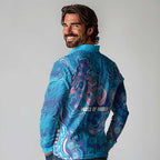 NAIDOC Week 2026 Long Sleeve Polo Shirt Turtle Dream On The Waves