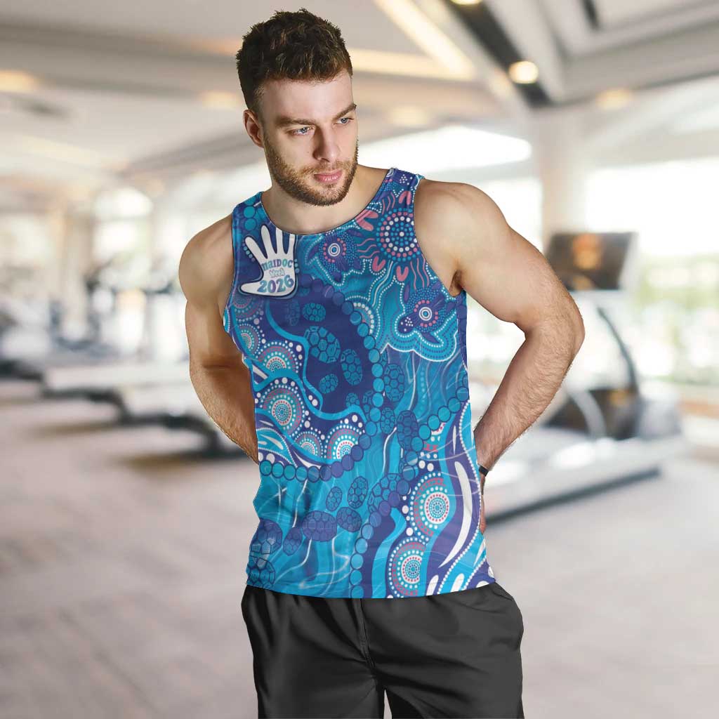 NAIDOC Week 2026 Men Tank Top Turtle Dream On The Waves