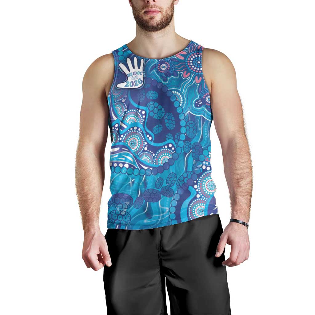 NAIDOC Week 2026 Men Tank Top Turtle Dream On The Waves