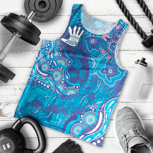 NAIDOC Week 2026 Men Tank Top Turtle Dream On The Waves