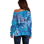 NAIDOC Week 2026 Off Shoulder Sweater Turtle Dream On The Waves