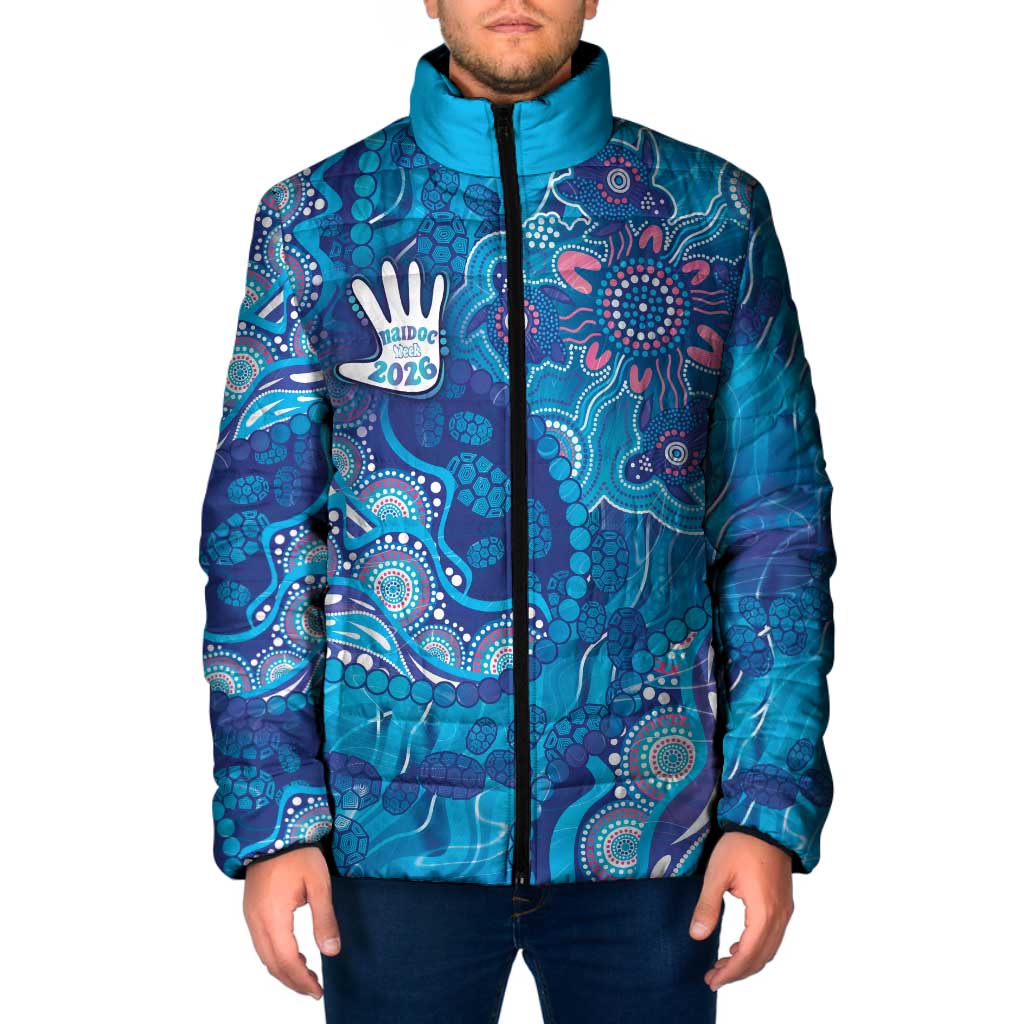 NAIDOC Week 2026 Padded Jacket Turtle Dream On The Waves