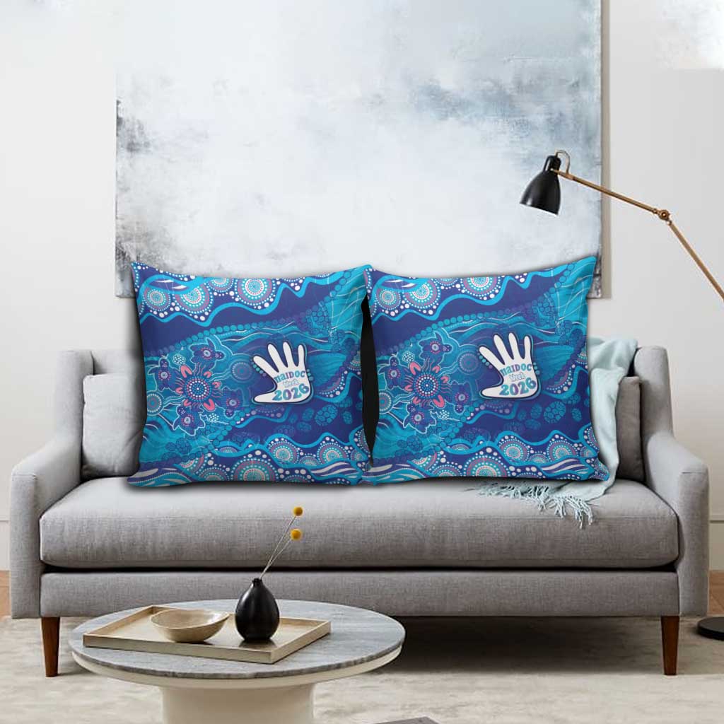 NAIDOC Week 2026 Pillow Cover Turtle Dream On The Waves