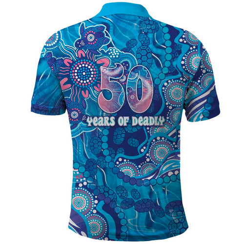 NAIDOC Week 2026 Polo Shirt Turtle Dream On The Waves