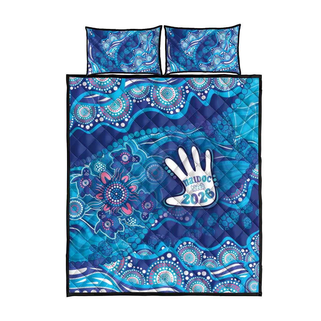 NAIDOC Week 2026 Quilt Bed Set Turtle Dream On The Waves