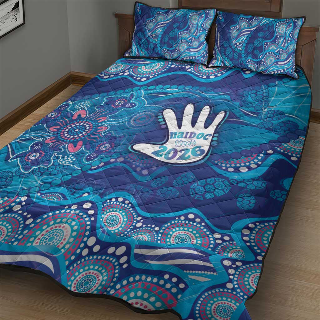 NAIDOC Week 2026 Quilt Bed Set Turtle Dream On The Waves