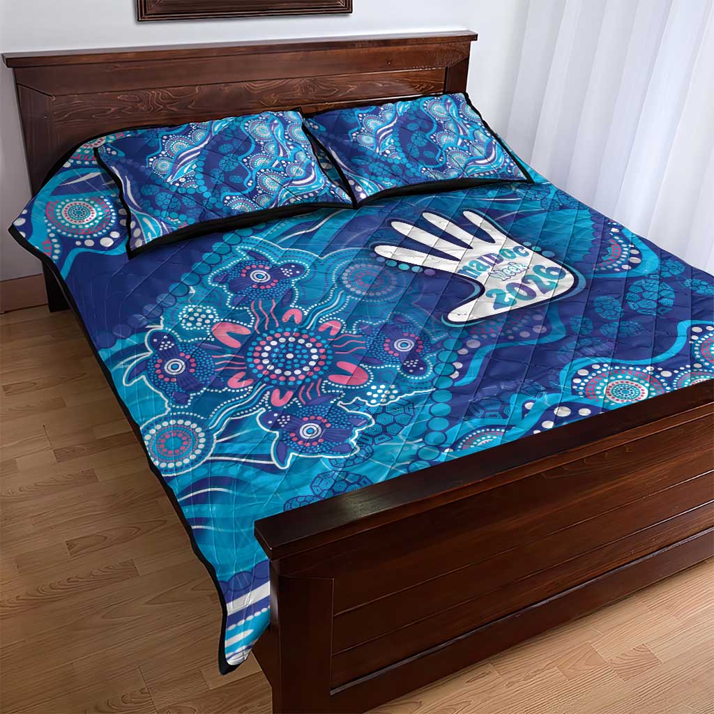 NAIDOC Week 2026 Quilt Bed Set Turtle Dream On The Waves