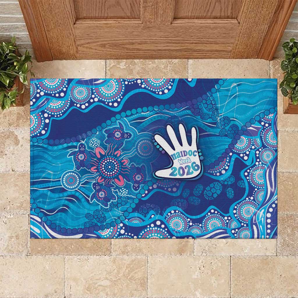 NAIDOC Week 2026 Rubber Doormat Turtle Dream On The Waves