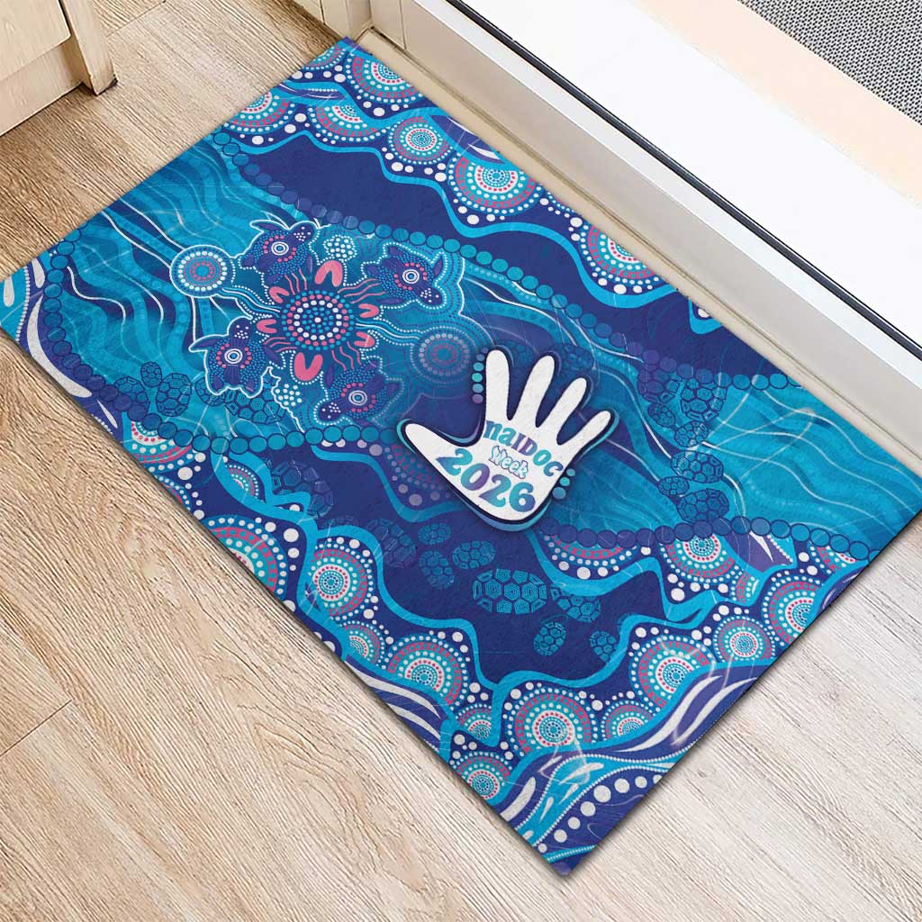 NAIDOC Week 2026 Rubber Doormat Turtle Dream On The Waves