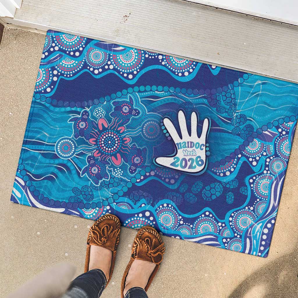 NAIDOC Week 2026 Rubber Doormat Turtle Dream On The Waves