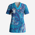 NAIDOC Week 2026 Scrub Top Turtle Dream On The Waves