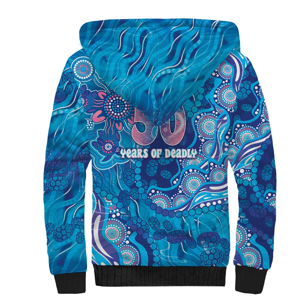 NAIDOC Week 2026 Sherpa Hoodie Turtle Dream On The Waves