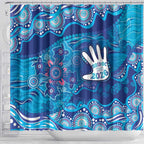 NAIDOC Week 2026 Shower Curtain Turtle Dream On The Waves