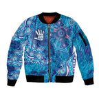 NAIDOC Week 2026 Sleeve Zip Bomber Jacket Turtle Dream On The Waves