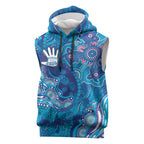 NAIDOC Week 2026 Sleeveless Hoodie Turtle Dream On The Waves