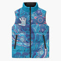 NAIDOC Week 2026 Sleeveless Puffer Jacket Turtle Dream On The Waves