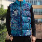NAIDOC Week 2026 Sleeveless Puffer Jacket Turtle Dream On The Waves