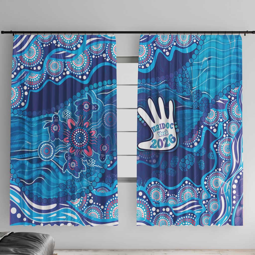 NAIDOC Week 2026 Window Curtain Turtle Dream On The Waves