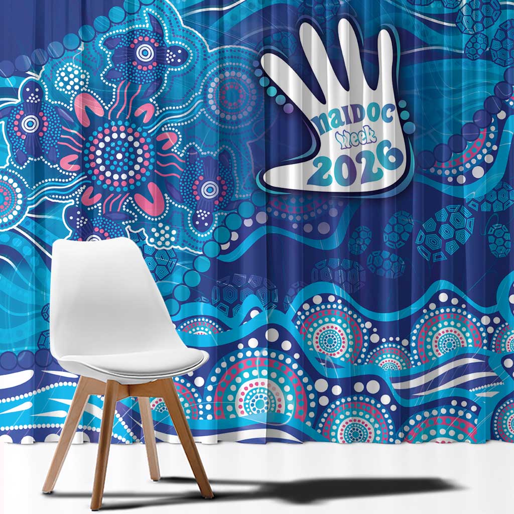 NAIDOC Week 2026 Window Curtain Turtle Dream On The Waves