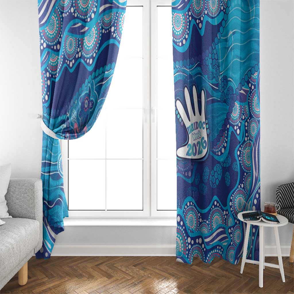 NAIDOC Week 2026 Window Curtain Turtle Dream On The Waves