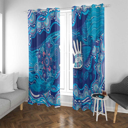 NAIDOC Week 2026 Window Curtain Turtle Dream On The Waves