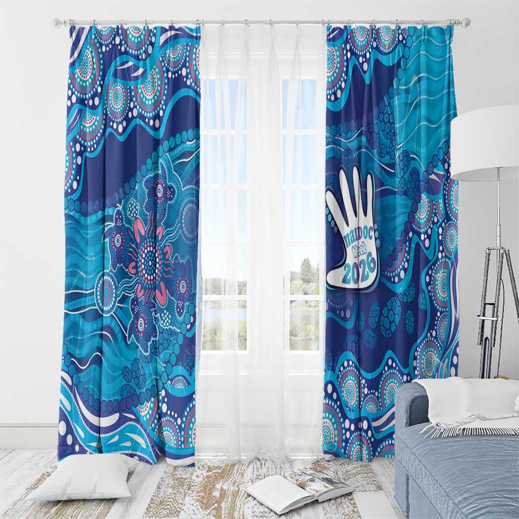 NAIDOC Week 2026 Window Curtain Turtle Dream On The Waves