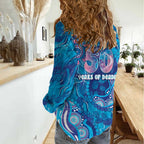 NAIDOC Week 2026 Women Casual Shirt Turtle Dream On The Waves