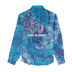 NAIDOC Week 2026 Women Casual Shirt Turtle Dream On The Waves
