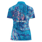 NAIDOC Week 2026 Women Polo Shirt Turtle Dream On The Waves