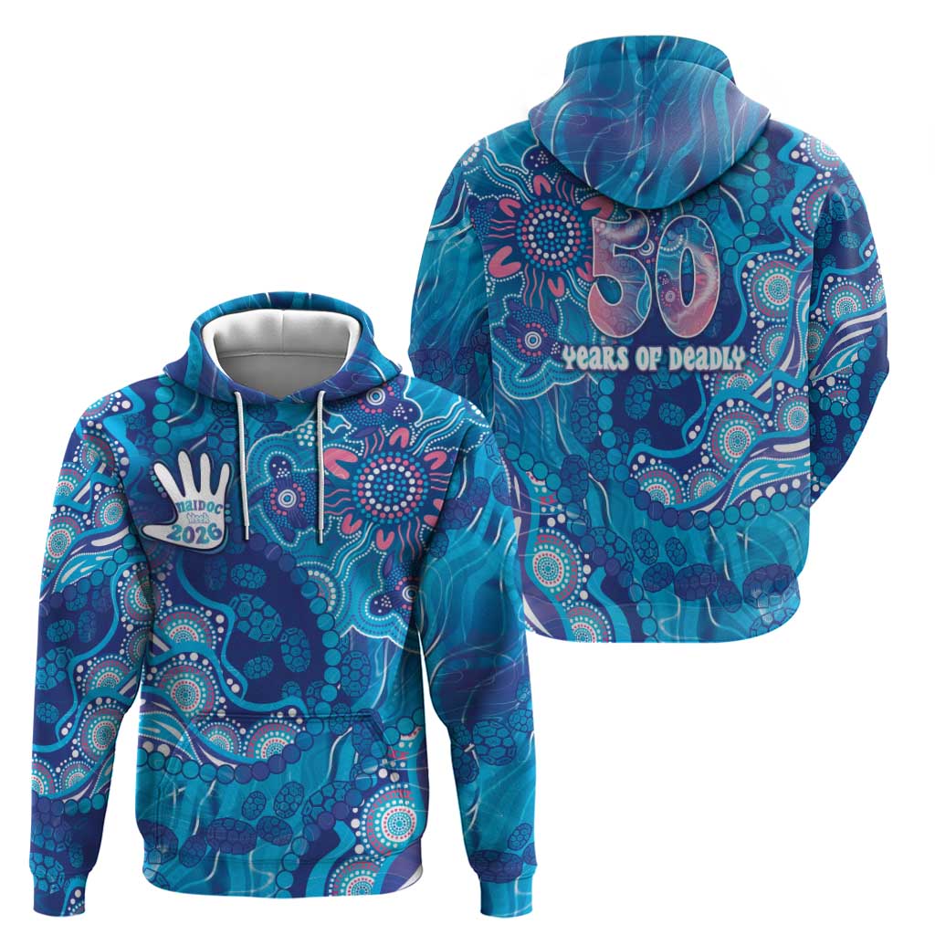 NAIDOC Week 2026 Zip Hoodie Turtle Dream On The Waves