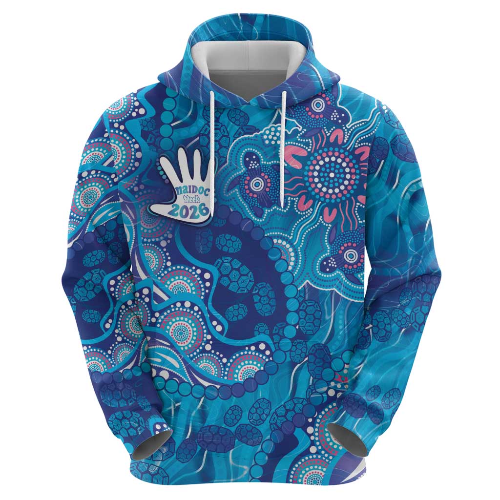 NAIDOC Week 2026 Zip Hoodie Turtle Dream On The Waves