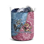 New South Wales And Queensland Laundry Basket Cockroaches With Frogs Aboriginal Art