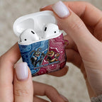 New South Wales And Queensland AirPods Case Cockroaches With Frogs Aboriginal Art