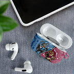 New South Wales And Queensland AirPods Case Cockroaches With Frogs Aboriginal Art