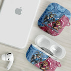 New South Wales And Queensland AirPods Case Cockroaches With Frogs Aboriginal Art