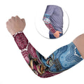Personalised New South Wales And Queensland Arm Sleeves Cockroaches With Frogs Aboriginal Art