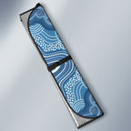New South Wales And Queensland Auto Sun Shade Cockroaches With Frogs Aboriginal Art